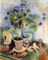 Matisse, Henri Emile Benoit - still life with a geranium